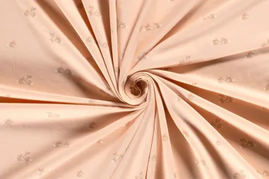 Kinderprint stoffen - Tricot stof - haasjes - zalmroze - 21736-111