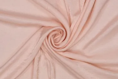 Feeststoffen - Viscose stof - polyamidemix - shiney - lichtroze - 420069-3