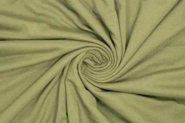 Tricot stoffen - Tricot stof - interlock jersey - olijf - 794153-724