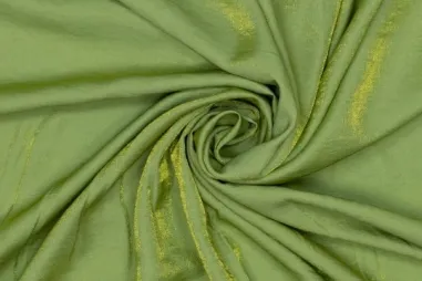 Uni - Viscose stof - polyamidemix - shiney - appelgroen - 420069-10