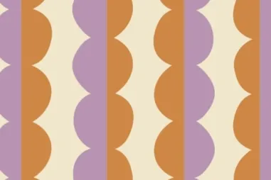 Abstract stoffen - Tricot stof - abstract ballen - lilaroze - 340181-11