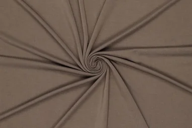 210gr/M² - Tricot stof - pure bamboo - donker taupe - 0781-175