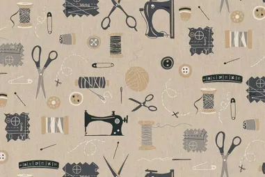 Naturel - Deco stof - linnenlook - sewing - naturel - DL3106-690