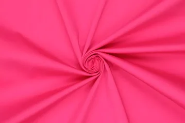 Katoen, viscose, elastan stoffen - Stretch stof - satin stretch - fuchsia - 0748-875
