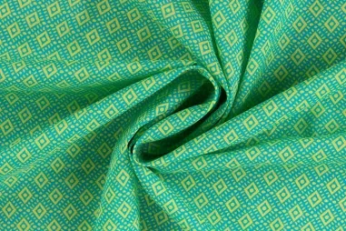 Gelbe Stoffe - Katoenen stof - voile - fantasie - geel - P16010-820