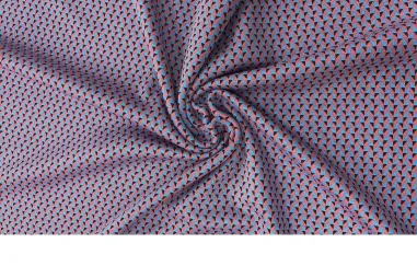 Broek stoffen - Tricot stof - punta di roma - fantasie - multi - JT449