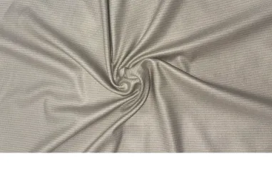 Uitverkoop - Stretch stof - strepen - oker - JT438