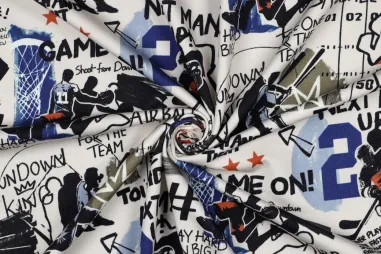 Suèdine stof - suède wildleer - luipaardprint - gebroken wit - 31/24125-051 - Sweattricot - digitaal sport - gebroken wit - 27/7059-002