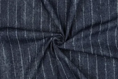 Neue Stoffe - Spijkerstof - denim - strepen - indigo - 27/4759-001