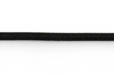 Passion - Rond elastiek - 5 mm - zwart - F4706.01