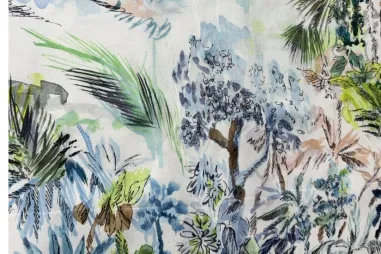Katoen stof - Paneel mondkapjes kerst NU - voor - 16143 - Viscose stof - natuur - multi - JT114