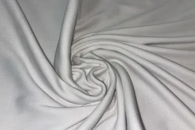 Nieuwe stoffen - Tricot stof - ribtricot - wit - JT121