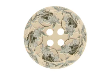Knopen - Knoop 25 mm - bloemetjes - 96234-40-886