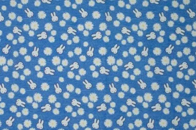 Keukenschort - Canvas – Miffy-Motiv (digital) – blau – 928118-10