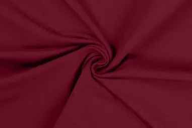 RS - Quality stoffen - Tricot stof - wijnrood - 0179-190