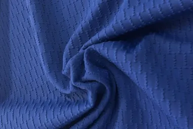 Ausverkauf - Strickstoff – Streifen – Kobalt – JT351