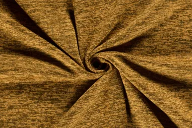 265gr/M² - Joggingstoff – meliert – Ocker – 3083-034