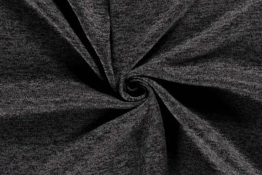 265gr/M² - Tricot stof - sweattricot gemeleerd - donkergrijs - 3083-068