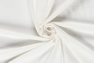 Tricot stof - bloemetjes - wit - 21501-050 - Gebreide stof - piqué - wit - 24215-050