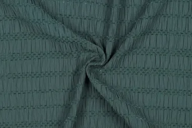 Jacquard stoffen - Stretch stof - chenille jacquard - sage - 3784-004