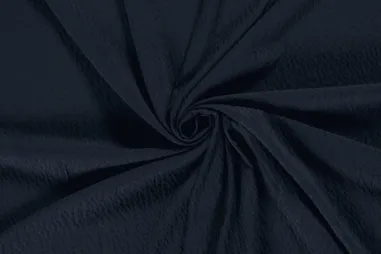 Donkerblauwe stoffen - Viscose stof - bubble - donkerblauw - 21069-008