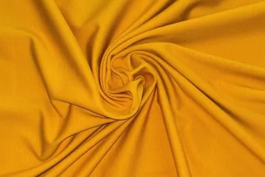 Tricot katoen stoffen - Tricot stof - oker - JT300