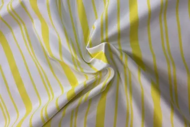 JT stoffen - Keper – Stretch – Streifen – gelb – JT892