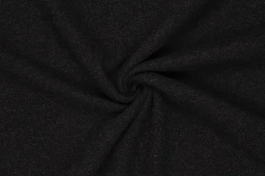 Polyester stoffen - Polyester stof - wool touch - zwart - 23080-999