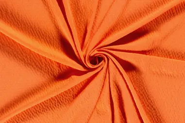 Zomer stoffen - Viscose stof - bubble - oranje - 23155-036