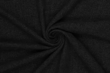 Stretch stoffen - Stretch stof - chenille - jeans look - zwart - 90183-999