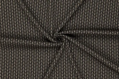 Fantasie stoffen - Gebreide stof - jacquard lurex - fantasie - naturel - 21127-098