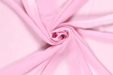 Tricot stof - confetti - roze - JT823 - Voile stof - chiffon - roze - 3969-013