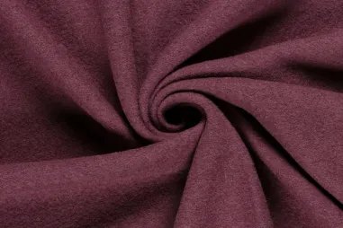 Weiche - Wollen stof - gekookte wol - paars magenta - 4578-143