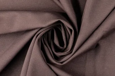 Katoen Tricot - Tricot stof - punta di roma - glitter - bruin - 60290-055