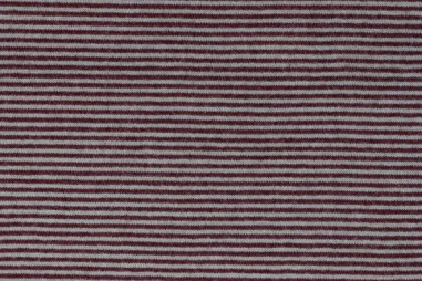 100% katoen stoffen - Tricot stof - peachy effect - strepen - bordeaux - 4/K47145-580