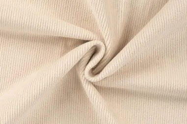 Zandbeige stoffen - Ribcord stof - corduroy washed - zand - 4/MR1112-520