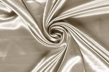 Satin - Satijn stof - velvet - beige - 26001-052