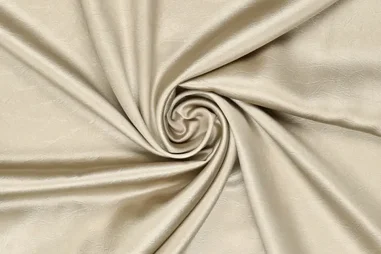 Satin - Satijn stof - leatherlook - ecru - 22406-035