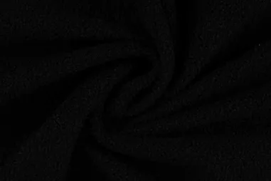 Bodywarmer - Teddy fleece stof - zwart - K47116-690