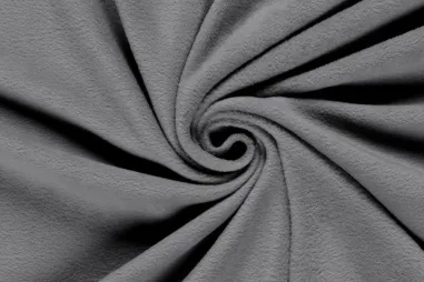 Fleece - Fleece stof - donkergrijs - 9111-068