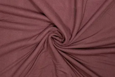PS Fashion Fabrics - Tricot stof - bamboo ribtricot - midnight burgundy - 794807-690
