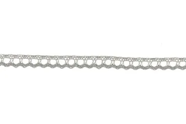 Nieuwe fournituren - Band 7 mm - metallic - zilver - D1016.102