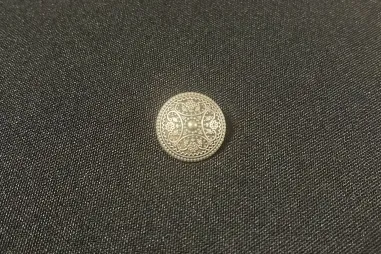 Nieuwe fournituren - Zeeuwse bolknoop 20 mm - oud zilver - 1659-20