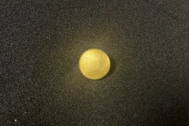 Nieuwe fournituren - Knoop 15 mm - mat goud - 3200-24
