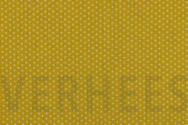Keukenschort - Katoenen stof - poplin - mini stars - geel - 4962-016