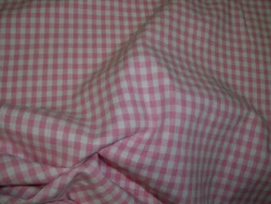 Geruite stoffen - Katoen stof - Boerenbont ruit roze - 0.4 - 5582-011