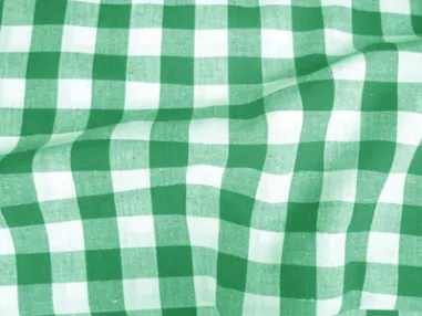 Boerenbont stoffen - Katoen stof - Boerenbont ruit (1,5 cm) - groen - 5583-025 op=op