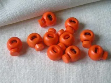Kordelstopper - Kordelstopper rund orange