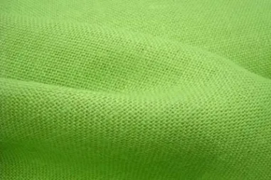 Stugge stoffen - Jute stof - appelgroen - 110