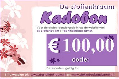 Cadeaubonnen - Kadobon 100 euro